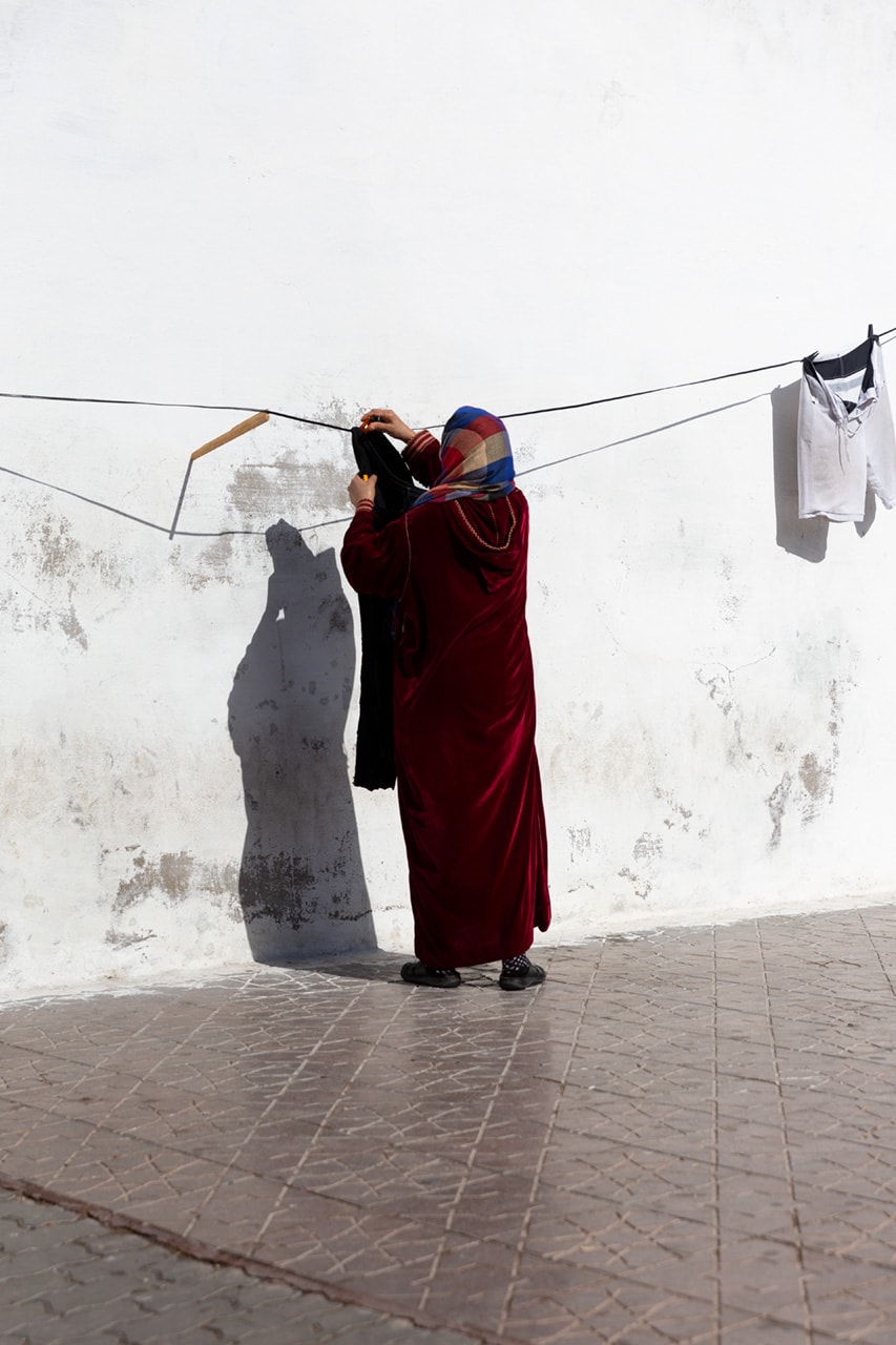 Julian Mullan, Morocco, Woman with Laundry